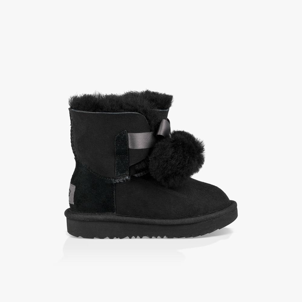 Bottes UGG Gita Fille Noir Soldes 312MRONY